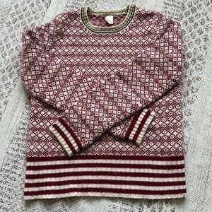 J. Crew 100% vintage wool sweater